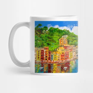 Portofino. Lake at the foot of the Alps Mug